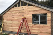 Creation of Exterior Timber Framed Storage Area